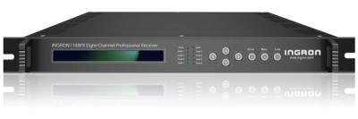 China INGRON1108FR Eight-Channel Professional Receiver/IRD DVB-T, DVB-S2, DVB-S, DVB-C, ISDB-T, ATSC-T Input optional for sale