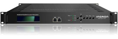 China INGRON7002EM Two-Channel A/V to DVB-S/S2 MPEG-2/H.264 HD Encoder Modulator support ASI IP output for sale