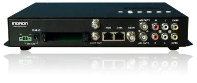 China INGRON1521IS DVB-S/S2 Professional IRD 2*CVBS SD Video Decoder UDP/IP Streaming Output Digital TV IRD for sale