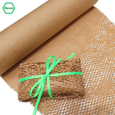 China Honeycomb geschenkHysen storage paper verpakkingen gift wrapping paper stretch wrapping paper 38cm*20m biodegradable color/wooden dresser for sale