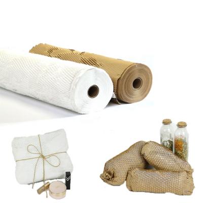 China Hysen Biodegradable / Convenient Storage New Style 50cm Width Rising Wrapping Materials Replacing Bubble Honeycomb Moving Wrapping Wrapping Paper for sale