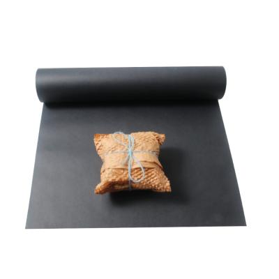 China Factory 38cm*250m Biodegradable/Convenient Black Color Hysen Storage Recyclable Kraft Paper For Other Biodegradable Honeycomb Packaging Kraft Paper for sale