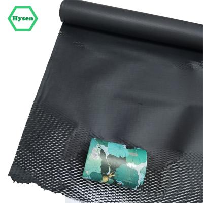 China Direct Selling 50cm*2m Disposable Black Color Hysen Eco Wrapping Paper For Business Craft Kraft Paper Gift Roll Paper Honeycomb for sale