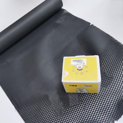 China Hysen Disposable Black Color Pad Honeycomb Paper Envelope Packaging Cup Gift Paper Roll Dropshipping 50cm*5m for sale