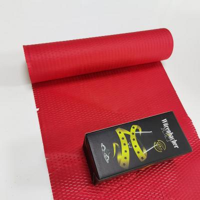 China High Quality Red Color 50cm*30cm Disposable Gift Envelope Roll Honeycomb Paper Wrap Hysen Fragiles Wrapping Paper for sale