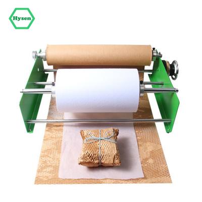 China New Hysen Pick 11.81inch*361ft Recycled Paper Roll Of Degradable Gift Wrapping Materials For Clothes Honeycomb Lining Paper for sale