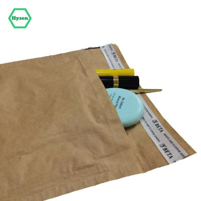 China Biodegradable/Convenient Storage Hysen RTS 178mm*230mm Recycled Envelope Packaging Cosmetic Wrapping Paper Honeycomb Material Ad for sale