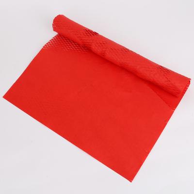 China Hysen Storage Free Samples Biodegradable Red Color Free Samples Biodegradable Storage Honeycomb Damping Wrapping Paper Hot Sale Custom Explosion Biodegradable/Convenient for sale