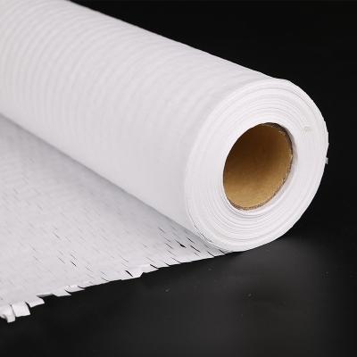 China Free Samples Color Free Samples Custom Hysen Storage Size Honeycomb Paper Eco-friendly Biodegradable White Pad / Roll Dresser OEM&ODM for sale