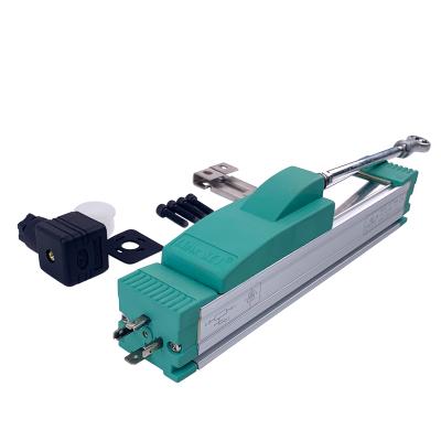 중국 Factory price LINECSKI position displacement sensor brand IF-100MM linear slide type KTF resistive linear position transducer for injection molding machine 판매용