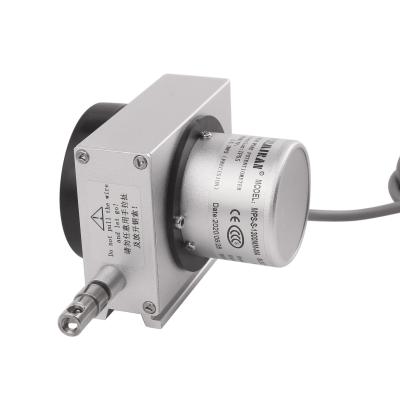 Κίνα Position Sensor MIRAN MPS-S-MA Extend 100mm~1250mm Pull Wire Position Sensor 4-20mA Output Rope Length Measurement προς πώληση