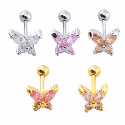 China Butterfly Casual/Sporty Belly Ring Body Jewelry for sale