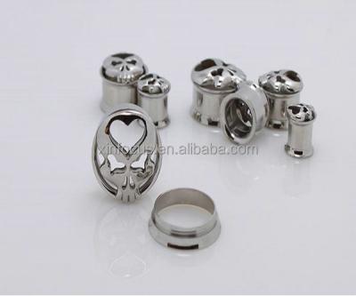 China Custom Cheap Unique Wholesale Trendy Tunnel Fake Ear Plug Body Stainless Steel Piercing Jewelry for sale