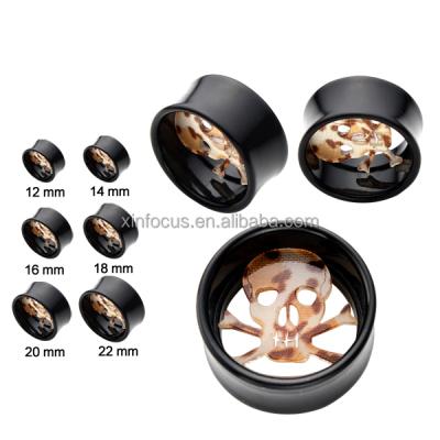 China Fashionable Unique Charming Cool Unique Ear Plugs Ear Tunnels Piercing Body Jewelry for sale