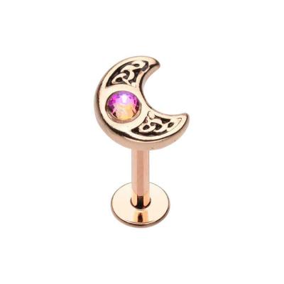 China Labret Casual/Sporty Celtic Tragus Moon Piercing Jewelry for sale