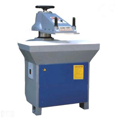 China hotels swing arm shoe textile cutting machine/clicker t-shirt cutting machine/hydraulic pressing machine for sale