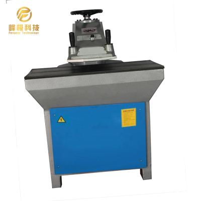 China Automatic Hydraulic Hotels Swing Arm EVA /rubber Slipper Leather Gloves Making Machine Die Cutting Machine for sale