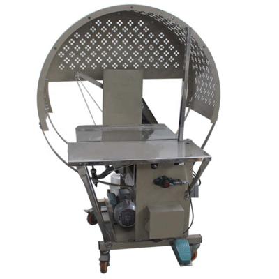 China Semi-automatic PE Hotels Box Rope Strapping Bundling Wrapping Machine Cardboard Box Corrugated Bale Tie Binding Machine for sale