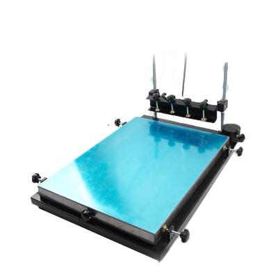 China Stencil Printer for SMD Work Cheapest Supplier Machine HWGC Big Size / PCB Size Manual Smt Solder Paste Printer Screen Printing Stencil Machine SMD for sale