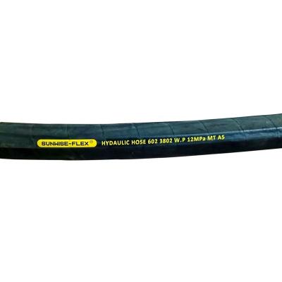 China SUNWISE-FLEX Synthetic Rubber Industrial Rubber Hoses Best Selling High Quality Hose Steel Wire Braided Hydraulic Rubber Hose for sale