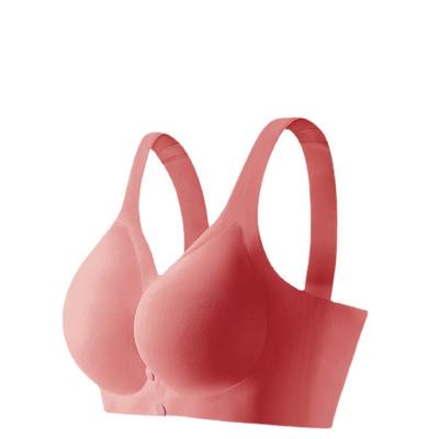 China Factory Direct Antibacterial No Ring Care Thin Bra One-Piece Pregnant Women Underwear Ice Steel Pregnant Silk Comfortable Bra for sale