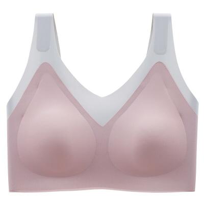 China QUICK DRY Factory direct wholesale traceless gathered top bra, running fitness yoga bra for sale