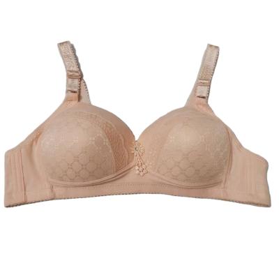 China QUICK DRY manufacturers wholesale without underwire adjustable strap jacquard cotton bra for sale