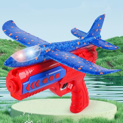 China OUTDOOR BUYER'S CHOICE FOAM HANDHELD SHOOTER PLANE WITH LIGHTING IN THE HEAD FOR CHILDREN'S TOYS 2023 for sale