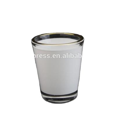 China Sublimation 1.5oz Viable Small Shot Glass for sale