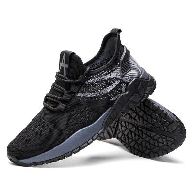 China 2023new style breathable thin white shoes Korean men's sports shoes fly mesh woven summer summer dad shoes for sale