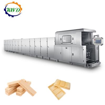 China Automatic Quality Chocolate Wafer Ball Making Machine Wafer Chocolate Enrobing Cake Nut Ball Production Line Packing Machine 98% for sale