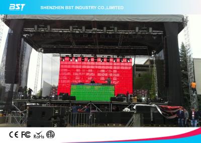 Cina Windproof all'aperto Noleggio trasparente schermo a LED schermo a pixel pitch 10mm LED in vendita