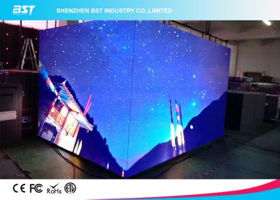 Cina Pareti dell'interno senza cuciture di Splici LED video, grandi quadri comandi del LED P3mm un angolo di 90 gradi in vendita