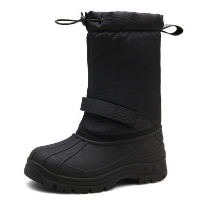 China Thick Warm Fleece Women's Cotton Waterproof High Top Shoes Sleeving Waterproof Warm Lightweight Non-slip Snow Boots Girls Boots for sale