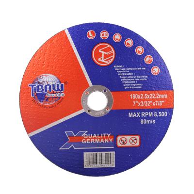 China Metal/Stainless Steel/7inch 180mm Abrasive Hard Steel Cutting Tool Cut Out Wheel Polishing Grinding Wheel For Hardware Tool for sale