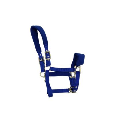 China Durable personalized horse halter with fleece for sale