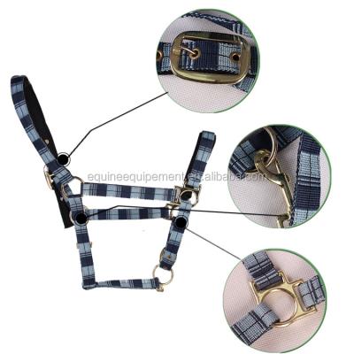 China Durable Checked Loose Horse Halter for sale