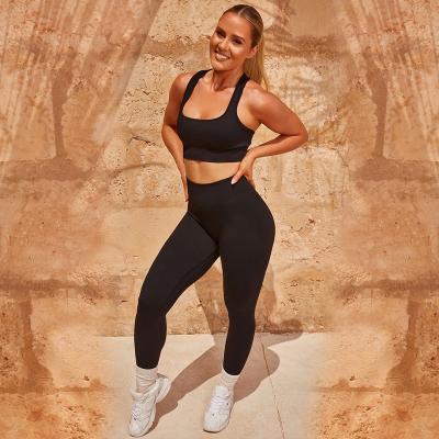 China High Quality Breathable Tracksuit Yoga Equipment Women Sets Sport Wear Clothing Women Single Two Pieces Sport Suits Yoga Set for sale