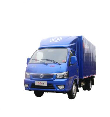 China Transport goods box 4*2 row cabin 3000mm single row wheelbase 1500ml displacement van truck for sale for sale