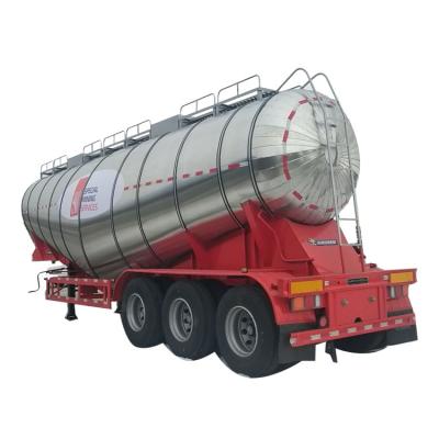 China Truck Trailer Carbon Steel Liquid Transport Semi Truck 35000 Litersl Tank Trailer for sale