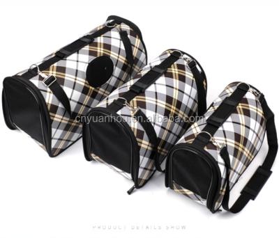 China Sustainable 3 Sizes Pet Bag Breathable Dog Carrier Outdoor Small Travel Pet Carrier Bag for sale