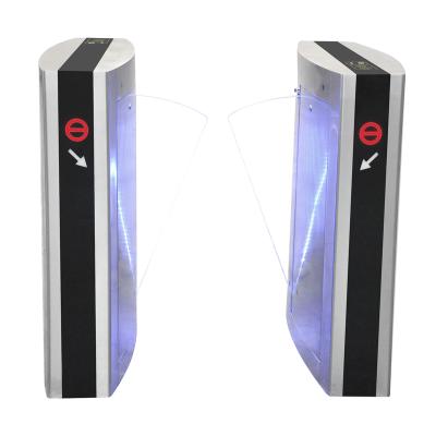 China 304 stainless steel factory price security outdoor access control 304 automatic gym system flap barrier gate for sale