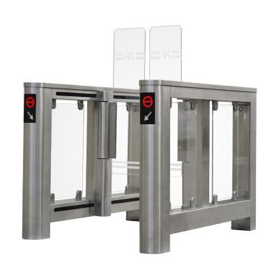 China Thickness 1.5mm Full Height Turnstile Automatic Swing Barrier Gate Stainless Steel SUS304 for sale