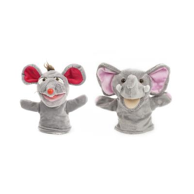 China Toys/Gifts Factory Supplier Mouse And Elephant Toys Plush Stuffed Hand Puppet for sale