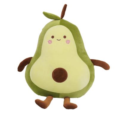 China Soft Toys/Gifts Hot Sale Avocado Plaid Baby Toy Doll With Customized Design Plush Stuffed As Cushion Gift for sale