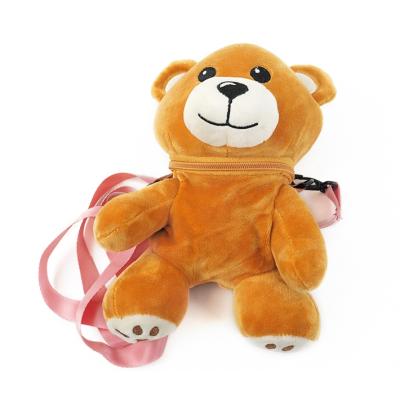 China 2022 New Arrival Brown Toys / Gifts Or Customized Plush Stuffed Backpack For Kids for sale