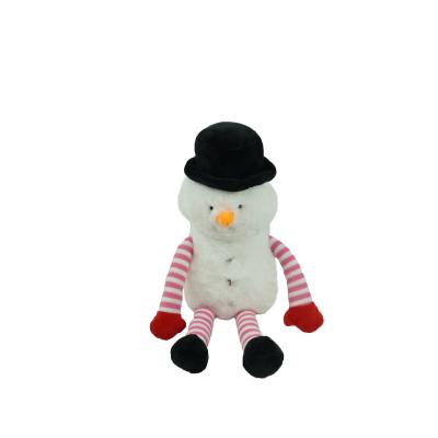 China Hot Selling Toys/Gifts/Plush Toy Stuffed Animal Snowman Doll Christmas Xmas With Scarf Hat for sale