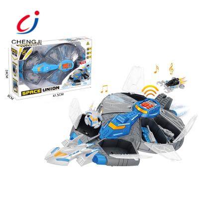 China Cheap Set Plastic Funny Cool Safety Kids Play Game Spaceship Toy CJ-1377053 for sale