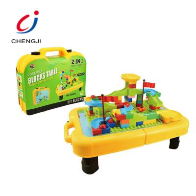 China Creative DIY TOY Plastic Building Intelligence Educational Toys Block Table Children for sale