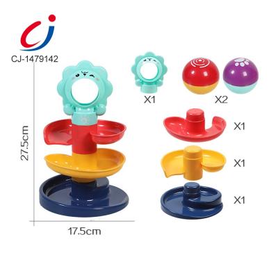 China Educational Kids Rolling Kick Ball Track, Creative Toys Block Track Slide Ball Toys For Children CJ-1479142 for sale